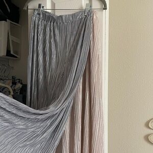 Glitter Midi Pants Duo